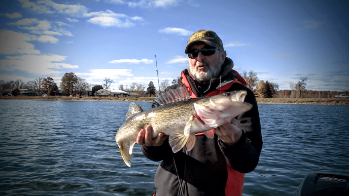 Fall Walleyes on Plastics