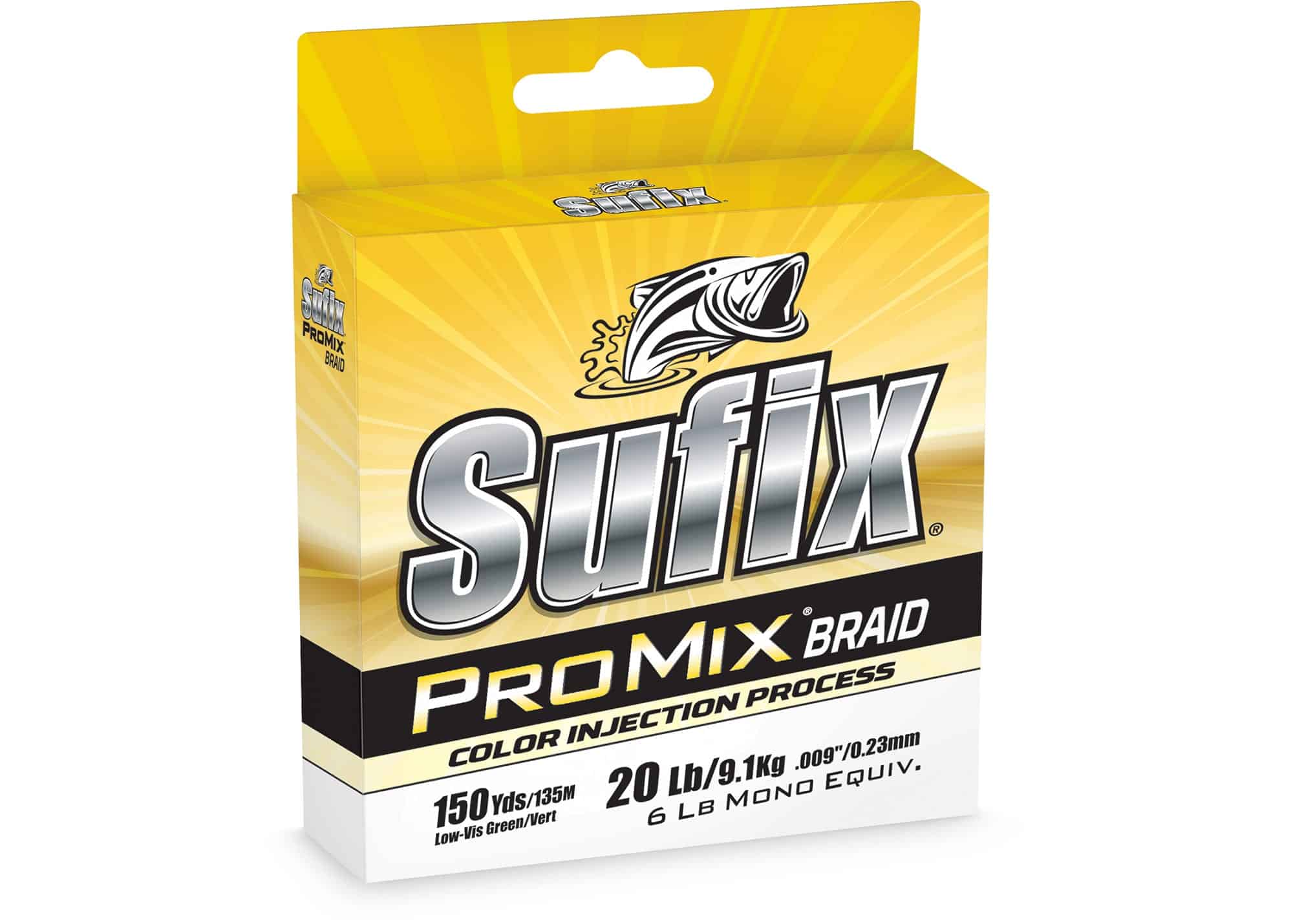 Sufix Performance Braid Fishing Line - 150 Yards and 20 Pound Test - Green