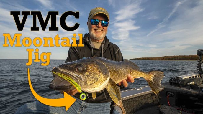Moontail Jig for walleye