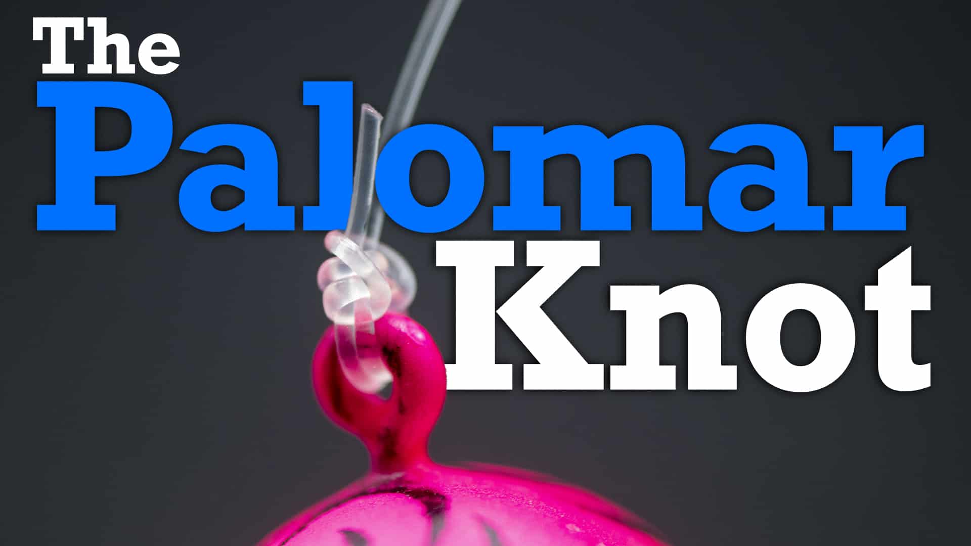How To Tie A Palomar Knot 
