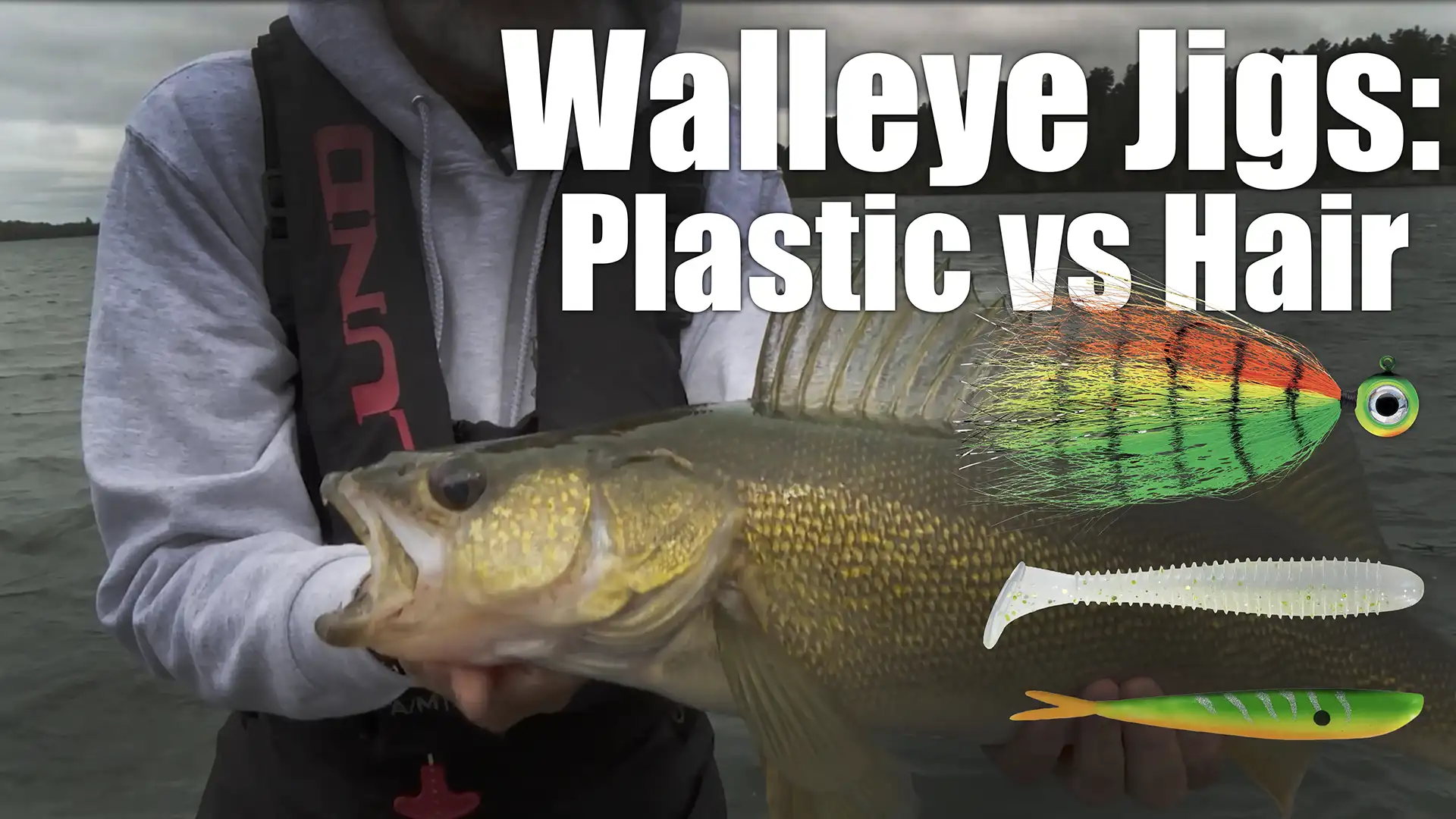 Walleye Plastic vs Hair jigs