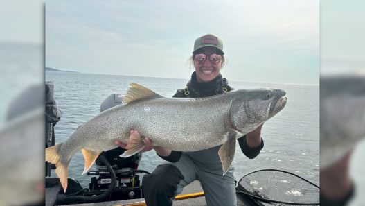 Lake Superior lake trout fishing